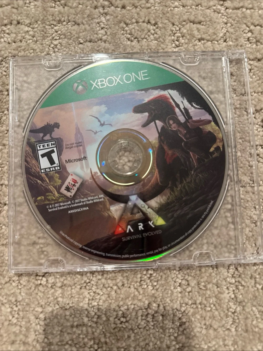 Microsoft Xbox One ARK: Survival Evolved Disc with Green Accents